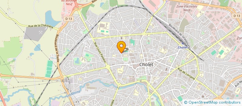 localisation de l'entreprise SCI BRETONNAISE à CHOLET