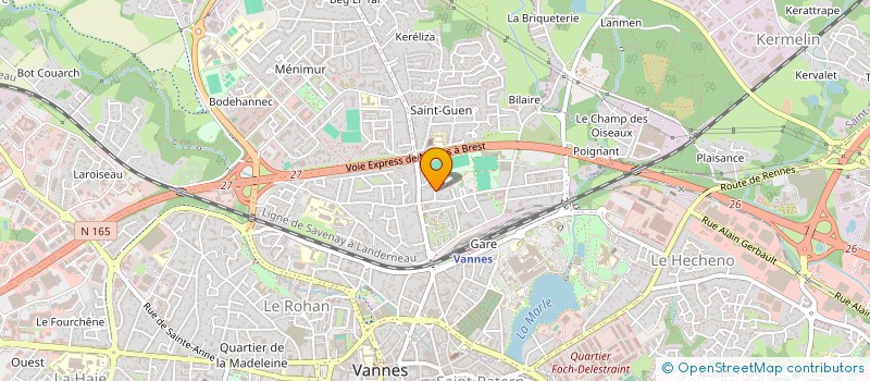 localisation de l'entreprise SCI BRETONNE à VANNES