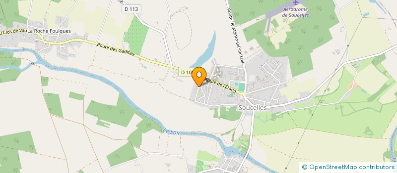 localisation de l'entreprise SCI BRETONNIERES  RIVES-DU-LOIR-EN-ANJOU