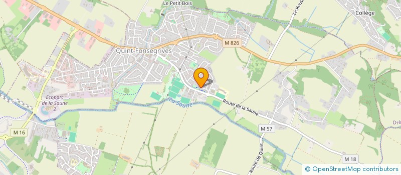 localisation de l'entreprise SCI BRETOUSSES 2020  QUINT-FONSEGRIVES