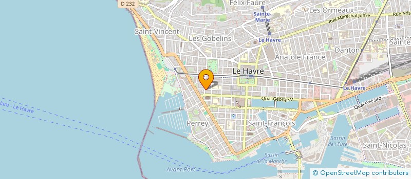 localisation de l'entreprise SCI BRETT SINCLAIR A SAINT CLOUD à LE HAVRE