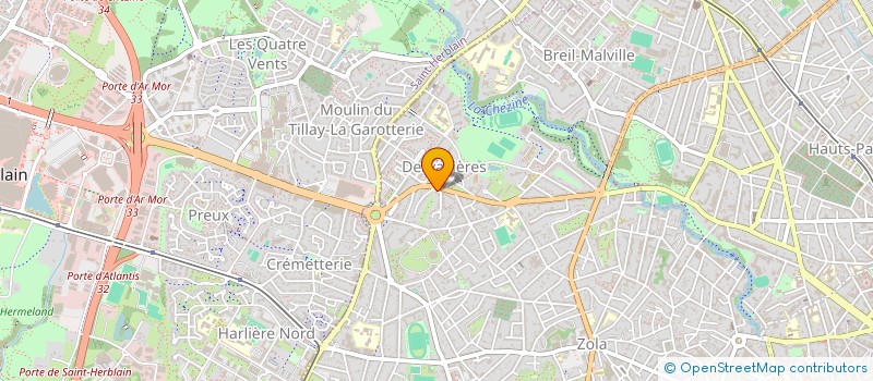 localisation de l'entreprise SCI BRETTE LES PINS  NANTES