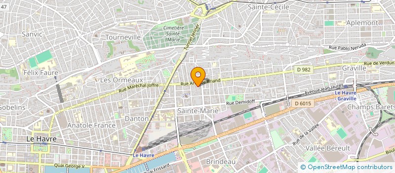 localisation de l'entreprise SCI BRETTEVILLE à LE HAVRE