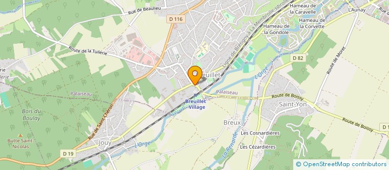 localisation de l'entreprise SCI BREUIL  BREUILLET