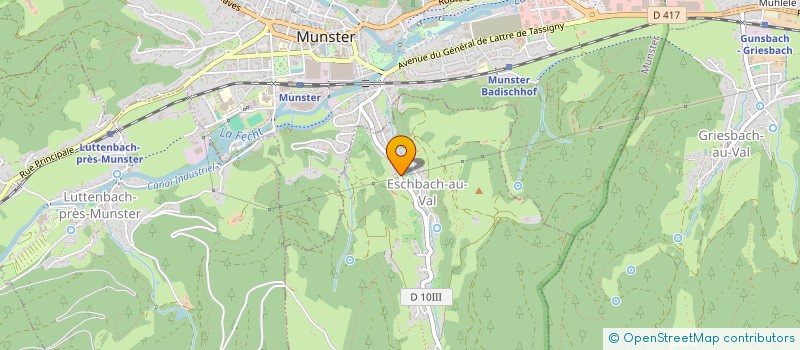 localisation de l'entreprise SCI BREUL  ESCHBACH-AU-VAL