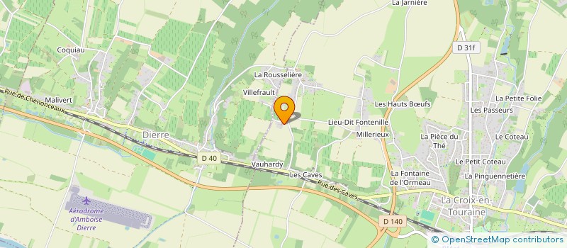 localisation de l'entreprise SCI BREUSSIN à LA CROIX-EN-TOURAINE