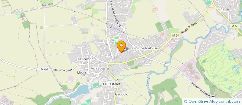 localisation de l'entreprise SCI BREUZIN DELHOMMEAU  AUSSONNE