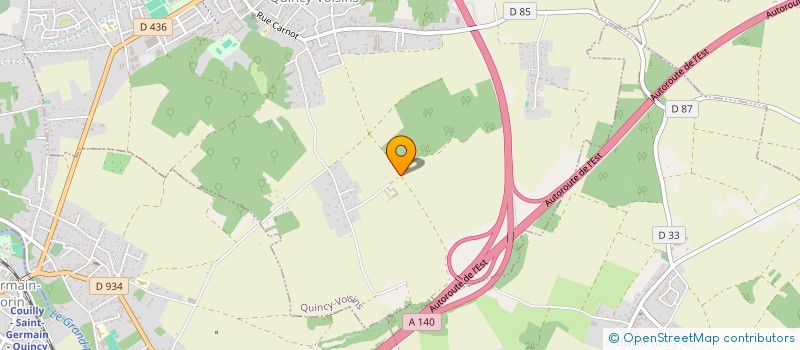 localisation de l'entreprise SCI BREVIE CLAIKENS  QUINCY-VOISINS