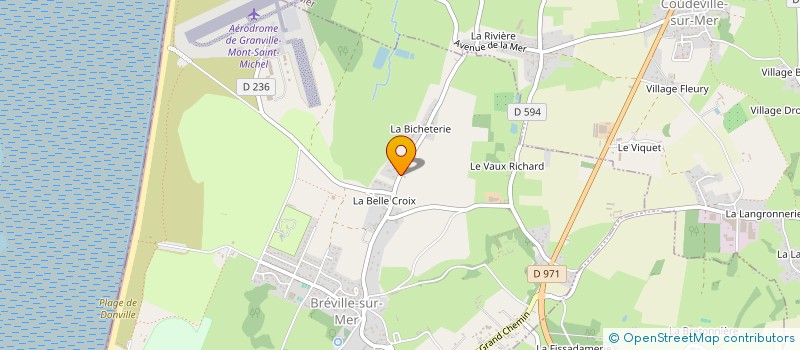 localisation de l'entreprise SCI BREVILLAISE  BREVILLE-SUR-MER