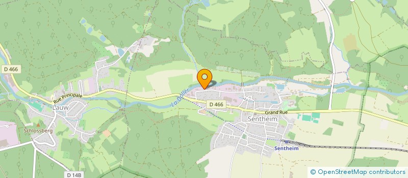 localisation de l'entreprise SCI BREYELMATT  SENTHEIM