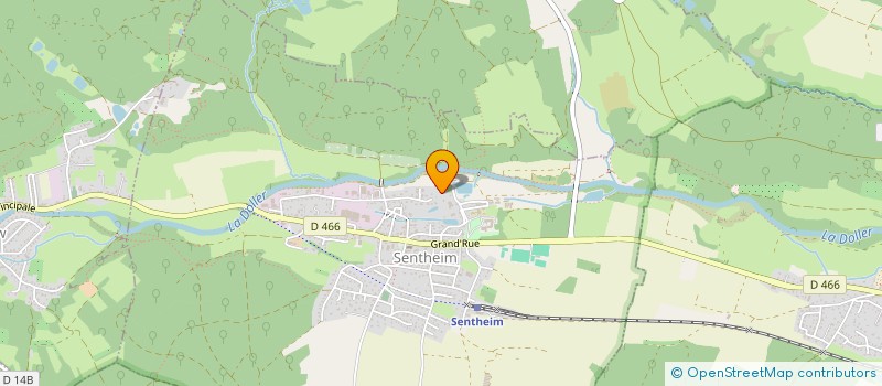 localisation de l'entreprise SCI BREYELMATT  SENTHEIM