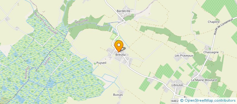 localisation de l'entreprise SCI BREZILLAS  ARCES