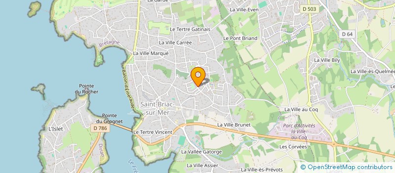 localisation de l'entreprise SCI BRIAC  SAINT-BRIAC-SUR-MER