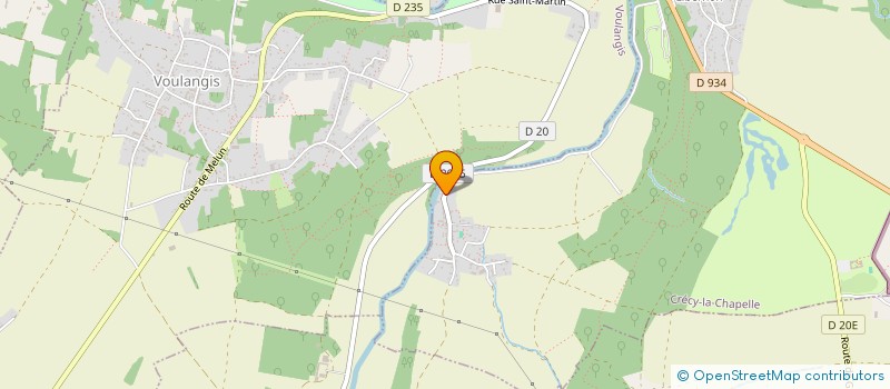 localisation de l'entreprise SCI BRIAL  CRECY-LA-CHAPELLE