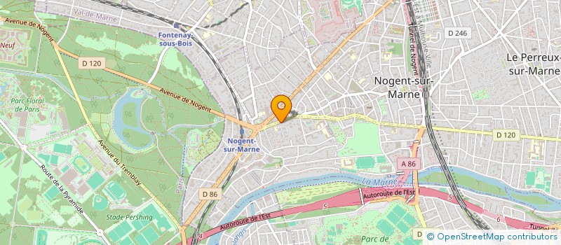 localisation de l'entreprise SCI BRIAL  NOGENT-SUR-MARNE