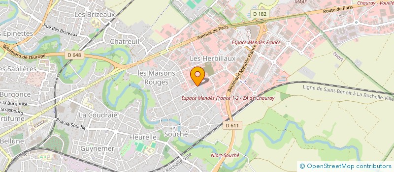 localisation de l'entreprise SCI BRIALEX à NIORT