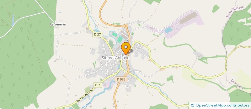 localisation de l'entreprise SCI BRIAND  SIGNY-L'ABBAYE