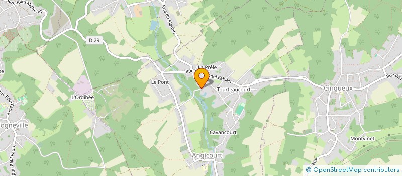 localisation de l'entreprise SCI BRIAND  ANGICOURT