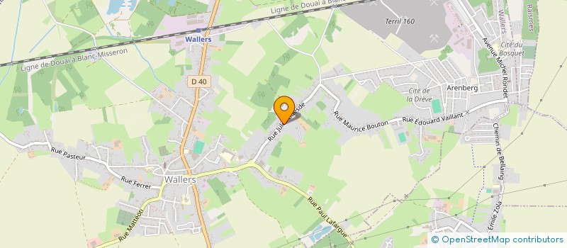 localisation de l'entreprise SCI BRIAND à WALLERS