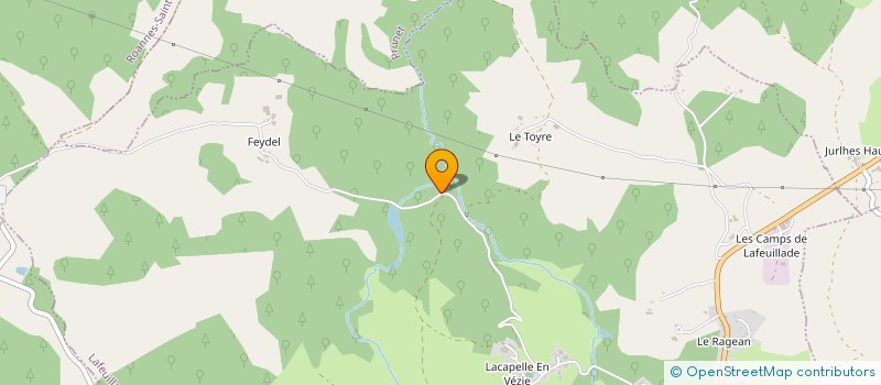 localisation de l'entreprise SCI BRIAND à LAFEUILLADE-EN-VEZIE