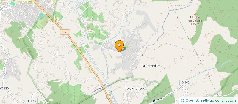 localisation de l'entreprise SCI BRIAND  LE BEAUSSET