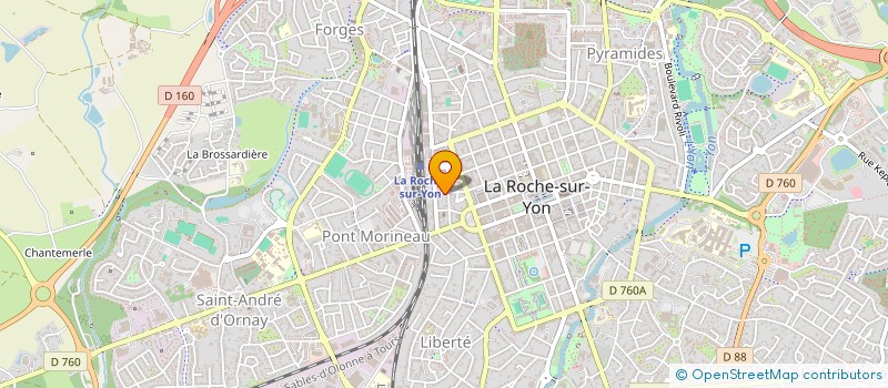 localisation de l'entreprise SCI BRIAND 66  LA ROCHE-SUR-YON