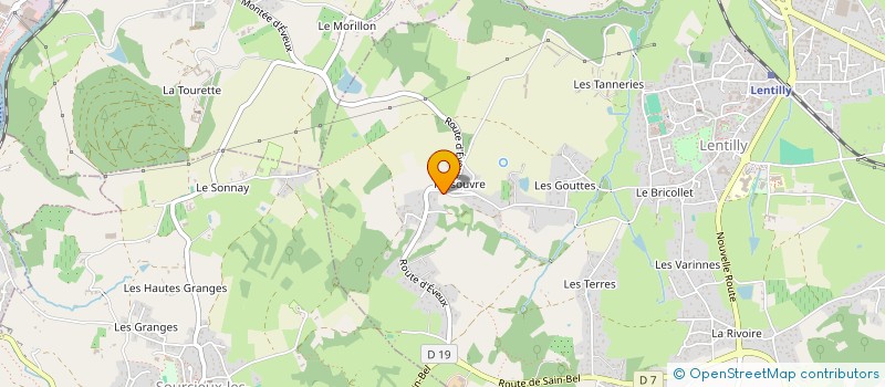 localisation de l'entreprise SCI BRIAND  LENTILLY