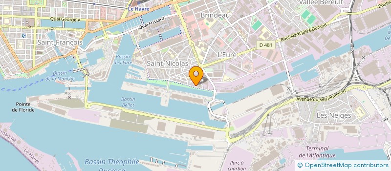 localisation de l'entreprise SCI BRIAND à LE HAVRE