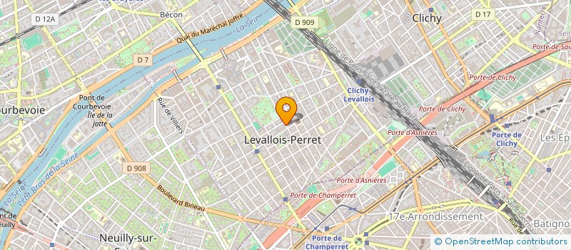localisation de l'entreprise SCI BRIAND BROSSOLETTE à NEUILLY-SUR-SEINE