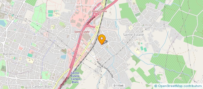 localisation de l'entreprise SCI BRIAND IMMOBILIER à SAINTE-EULALIE