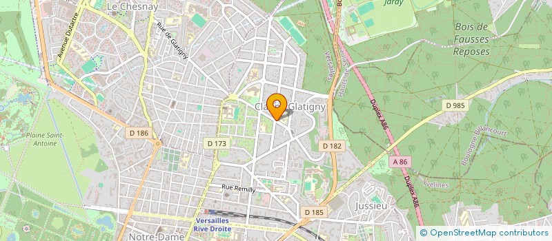 localisation de l'entreprise SCI BRIAND LES MUREAUX à VERSAILLES