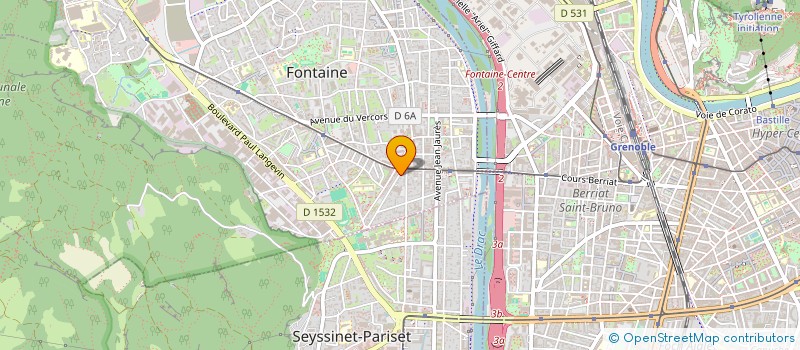 localisation de l'entreprise SCI BRIAND RUIBET  FONTAINE