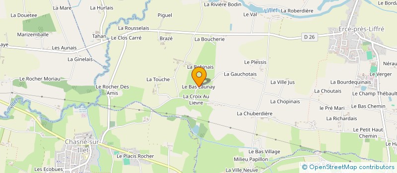 localisation de l'entreprise SCI BRIAND-TRENNEC  ERCE-PRES-LIFFRE