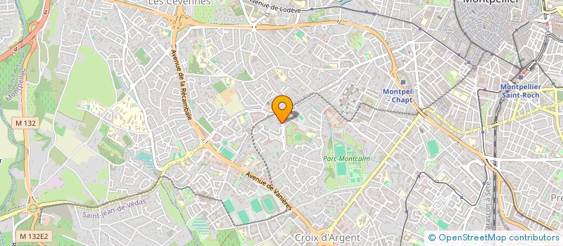 localisation de l'entreprise SCI BRIANE CHASTAING à MONTPELLIER