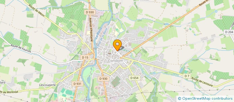 localisation de l'entreprise SCI BRIANGE  CONDOM