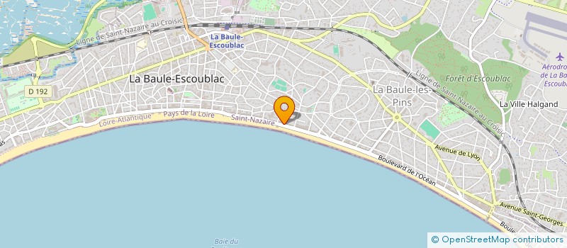 localisation de l'entreprise SCI BRIANTAIS GUEYE à LA BAULE-ESCOUBLAC