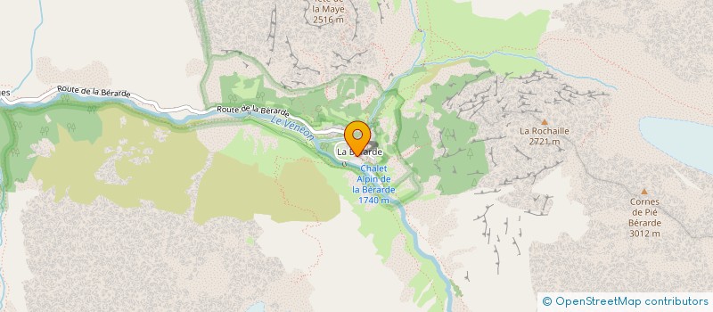 localisation de l'entreprise SCI BRIAU  LES DEUX ALPES