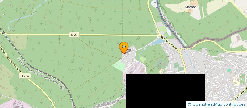 localisation de l'entreprise SCI BRIBER  CREUTZWALD