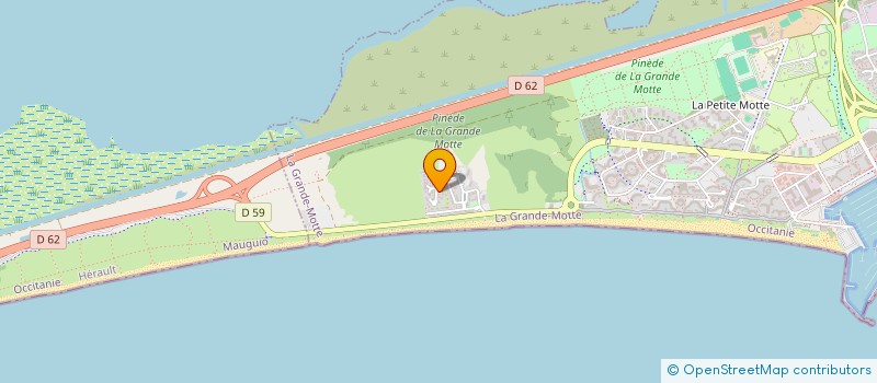 localisation de l'entreprise SCI BRIBES  LA GRANDE-MOTTE