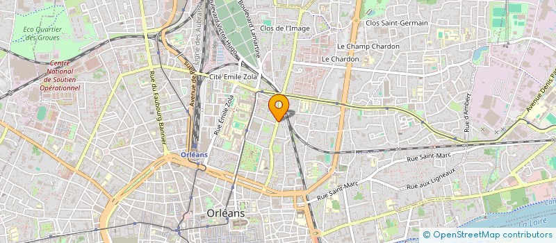 localisation de l'entreprise SCI BRICAM à ORLEANS