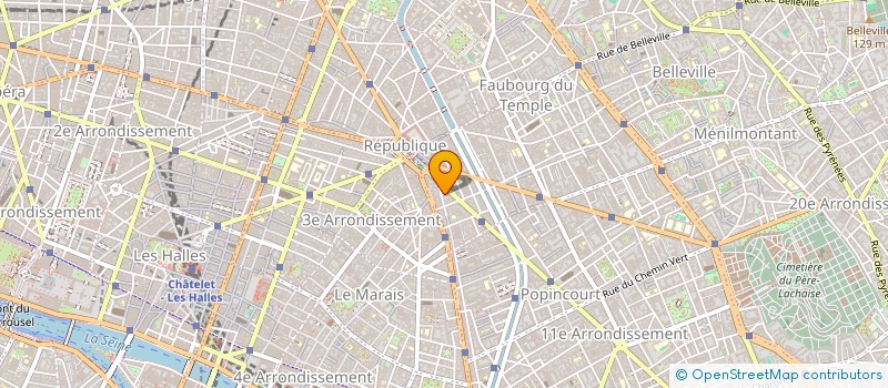 localisation de l'entreprise SCI BRICAMPE  PARIS