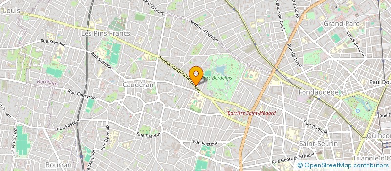 localisation de l'entreprise SCI BRICASAR  BORDEAUX