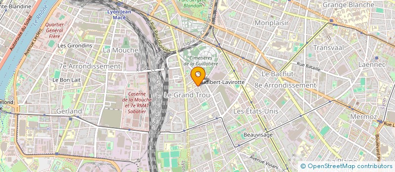 localisation de l'entreprise SCI BRICAZ  LYON