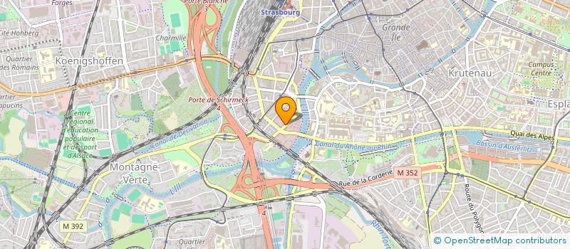 localisation de l'entreprise SCI BRICE  STRASBOURG