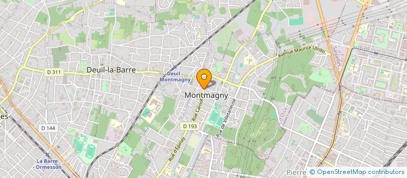 localisation de l'entreprise SCI BRICE  MONTMAGNY