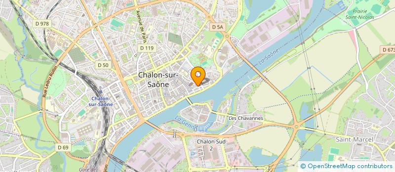 localisation de l'entreprise SCI BRICE à CHALON-SUR-SAONE