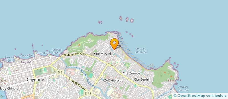 localisation de l'entreprise SCI BRICE  CAYENNE