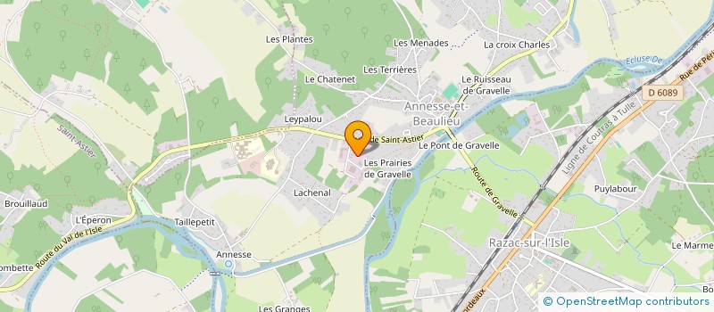 localisation de l'entreprise SCI BRICE DAUDOU  ANNESSE-ET-BEAULIEU