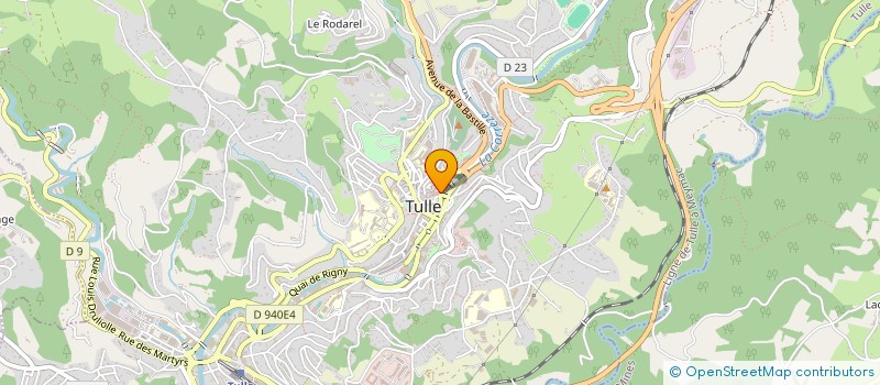 localisation de l'entreprise SCI BRICE NICOLAS  TULLE