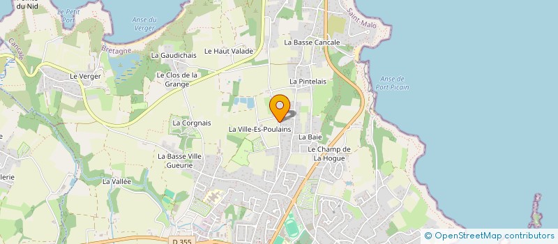 localisation de l'entreprise SCI BRICEMARINE  CANCALE